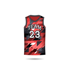 Maillot de basket-ball tissu de maille de broderie accepter maillot de basket-ball client maillot de basket-ball cousu maillot - Product Image 5