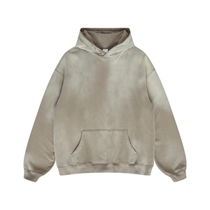 OEM Custom fabricant Acid Stone Washed Sweat à capuche surdimensionné Custom Log Streetwear Pullover Hoodie - Product Image 3