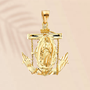 Paquete de logotipo personalizado, nuevo colgante de moda Madre María chapado en oro, joyería, diseño clásico único pulido para niños - Product Image 4