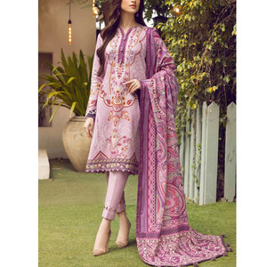 Collection de vêtements ethniques d'été 2023, robes 3 pièces sans coutures aux couleurs les plus éclatantes - Product Image 4