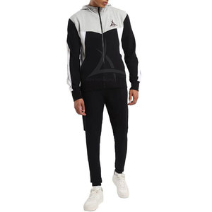 Survêtement décontracté pour homme, léger et confortable, à capuche, couleur unie, respirant, personnalisable, streetwear, fabriqué en usine, vente chaude - Product Image 1