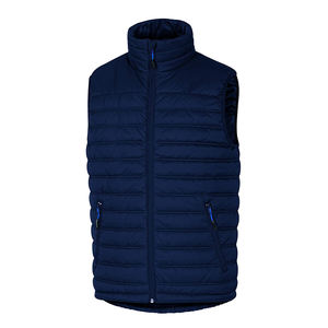 เสื้อกั๊กขนเป็ดฤดูหนาวสำหรับผู้ชายเสื้อกั๊กกลางแจ้งแบบมีซิปกันน้ำแขนกุดแบบหนา - Product Image 2