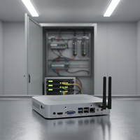 Nueva Computadora Industrial Mini de Riel DIN con VGA de Doble Salida, Intel Celeron J1900, 8GB de RAM, 6 Puertos COM, Linux Integrado