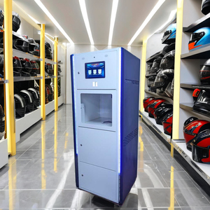 Nueva máquina expendedora de cascos comercial de EE. UU. Nueva niebla atomizada eléctrica Bobina de metal Dry Flash Casco Equipo de limpieza - Product Image 4