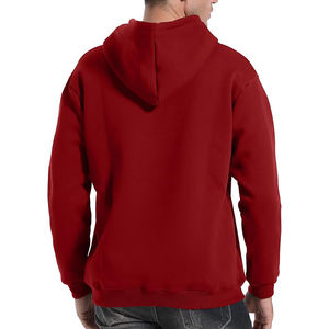 2024 Oversized Plain 100% Cotton Hoodies Cheap Hooded <b>Sweatshirts</b> with Hood Pullover <b>Fleece</b> <b>Lined</b> Hoodie - Product Image 2