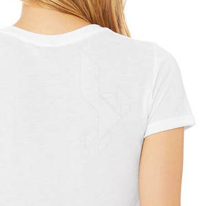 Camiseta corta ecológica de alta calidad para mujer, camiseta de talla grande fabricada en Pakistán, para el verano - Product Image 4