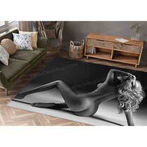 Tapis Sensuel Femme, Tapis Érotique Femme, Tapis Sensuel, Tapis Érotique, Tapis Imprimé, Tapis Doux à Poils - Product Image 2