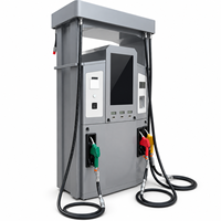 Dispenser Bahan Bakar Digital 27 Inci dengan 6 Nozzle, Pembayaran QR, dan Pemutaran Iklan untuk SPBU