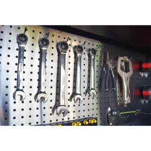 Banco de Trabajo con Gabinete para Herramientas, Almacenamiento para Garaje, Resistente, Mecánico, Alta Calidad, ODM OEM, con Ruedas y Cerradura, Capacidad de Carga de 1133 kg, Moderno - Product Image 6