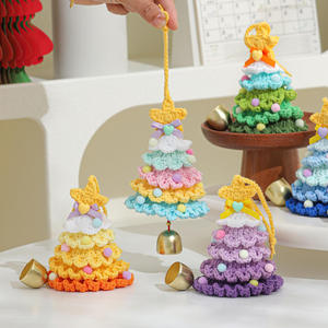 Adorno de Árbol de Navidad Hecho a Mano con Campana, Venta al por Mayor, para Decoración Navideña, para Colgar en el Coche, para Niños y Adultos - Product Image 4