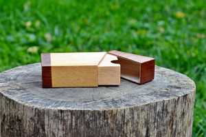 กล่องบุหรี่ไม้สำหรับเก็บบุหรี่แบบพกพาเป็นมิตรกับสิ่งแวดล้อม - Product Image 2