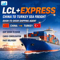 Expédition DDP porte-à-porte Chine-Turquie, transitaire maritime LCL + agent d'expédition express, consolidation de fret, livraison rapide