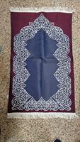 Alfombra de Oración Portátil para Coche y Exteriores, de Algodón Turco, Antimicrobiana, Duradera, Personalizable, Lavable a Máquina, con Diseño Novedoso