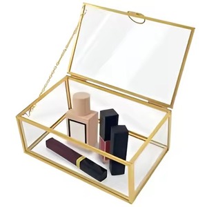 Boîte à bijoux de mariage rectangulaire élégante et colorée de qualité supérieure - Product Image 2