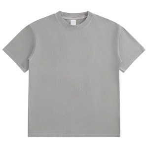 T-shirt uni de qualité supérieure, nouvelle arrivée, 280 g/m², poids lourd, impression sérigraphique personnalisée en vrac, t-shirt vintage, t-shirt délavé à l'acide - Product Image 1