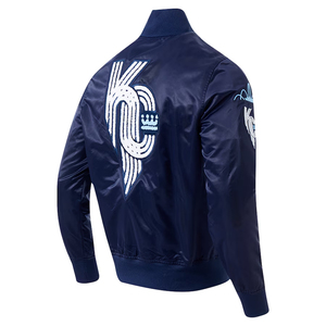 Chaqueta de satén sublimada personalizada al por mayor diseño de impresión completa estilo universitario ligero ajuste unisex OEM/ODM aceptado tendencia 2025 - Product Image 6