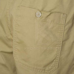 Pantalones cortos informales para hombre más vendidos 100% algodón patrón sólido peso ligero transpirable ajuste holgado gran oferta - Product Image 4