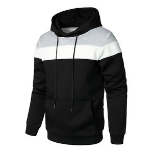 Sweat-shirt à capuche à manches longues Basics pour hommes avec poches à cordon de serrage Impression Sweat à capuche décontracté - Product Image 3