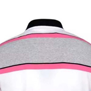Polo Vintage de Manga Corta a Rayas para Hombre, Camisa de Algodón Transpirable de Alta Calidad para Deportes de Verano, Estampado Informal - Product Image 4