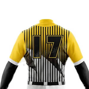 Nouvelle conception, uniformes de baseball à manches courtes entièrement imprimés, nom et logo d'équipe personnalisés - Vêtements de sport respirants et à séchage rapide de haute qualité - Product Image 6