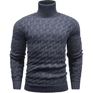 Nouvelle qualité Unique tricots décontractés pull hommes col rond hauts en tricot décontracté couleur unie pull pull de haute qualité - Product Image 3