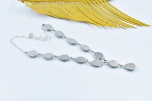 Collar de racimo de turquesa Palomino, joyería de plata de ley hecha a mano con cadena ajustable de 18 pulgadas para mujer - Product Image 4