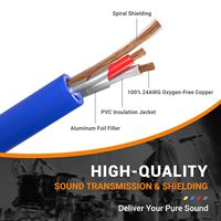 Usine OEM Câble Mic Code Couleur 4 Canaux Serpent XLR vers XLR Patch Mâle à Femelle Microphone Équilibré Audio Y Splinter Câble XLR