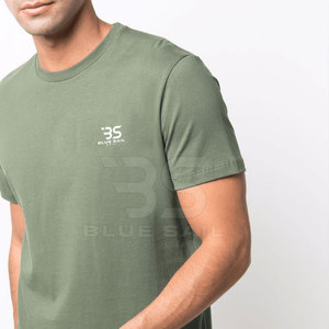 Vente en gros de t-shirts 100% coton pour homme impression de logo personnalisé mode d'été décontractée t-shirts classiques en coton pour homme - Product Image 5