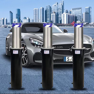 Tự động có thể thu vào thủy lực tăng bollard thép rào cản giao thông IP68 bảo vệ AC100-240V cung cấp điện cho ngoài trời - Product Image 5