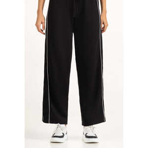 Pantalones Relax Fit WM-TRC-SS25-001 con Decoración de Rayas Laterales - Product Image 2