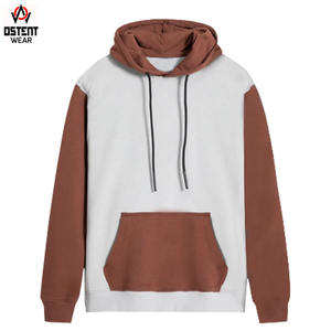 Vente en gros de pulls à capuche 100% coton pour hommes, sweats d'hiver confortables et personnalisés en tissu polaire français de couleurs unies - Product Image 1