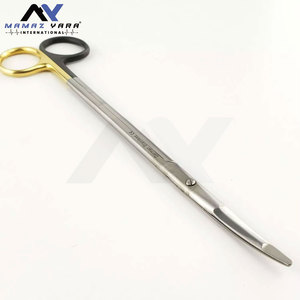 Ciseaux Gorney 8 pouces incurvés Super Cut Allemagne avec manche plaqué noir et or Ciseaux chirurgicaux de qualité supérieure Meilleure vente - Product Image 3