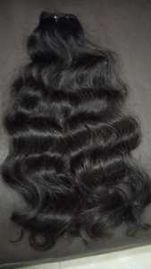 Paquets de cheveux indiens vierges bruts Remy Textures naturelles en trame de cheveux droite et ondulée non traitée en usine - Product Image 4