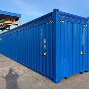 Contenedor de Almacenamiento Seco de Acero de 40 Pies (40HC) Nuevo y Usado, Techo Abierto, Certificado CIMIC y CSC, Resistente a la Intemperie, Seguro para Almacenamiento, Construcción y Logística - Product Image 4