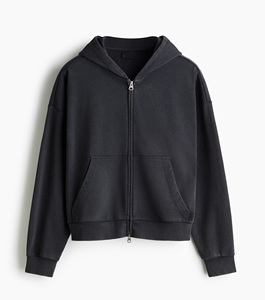 Sudadera de Forro Polar Grueso de Alta Calidad, Estilo Holgado, con Cierre, 410 g/m², para Hombre, Corta, Cuadrada, Ecológica, Impermeable, para Invierno - Product Image 1