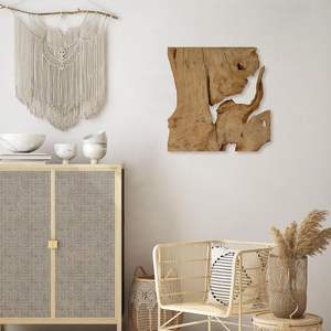 Artisanal En Bois Naturel Mur Art Rustique Sans Cadre Décor pour Moderne Salon Chambre Cuisine Bureau Unique Accent Home Design - Product Image 1