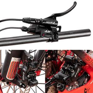 OEM/ODM BUCKLOS Ensemble de freins à disque hydrauliques à 4 pistons en alliage d'aluminium Levier/<span class=keywords><strong>poignée</strong></span> de <span class=keywords><strong>frein</strong></span> <span class=keywords><strong>VTT</strong></span> pour rotor à disque de 160mm - Product Image 5