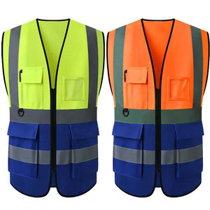 Gran oferta de ropa de seguridad, chaleco de seguridad ligero, diseño único, seguridad para ropa de trabajo, construcción al aire libre, chaleco de alta visibilidad - Product Image 1