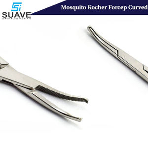 Poignée de verrouillage Forme incurvée Instruments chirurgicaux 23cm Taille Rachet Système de verrouillage Pince chirurgicale par SUAVE INSTRUMENTS SURGICAUX - Product Image 6