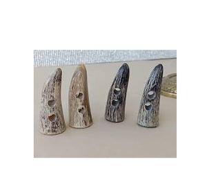 100% Handmade Product Natural Buffalo Horn Toggle <b>Button</b> Export Sale Buffalo <b>Button</b> Top Quality Ox Horn Clothes <b>Button</b> 2 Holes - Product Image 2