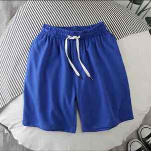 Short de bain taille moyenne à séchage rapide pour hommes Short de sport 100% coton Tissu en toile élastique Design en maille solide Impression numérique OEM - Product Image 2