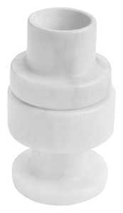 ชุดเชิงเทียนโลหะสีทองขัดเงา พร้อมฐานหินอ่อนสีขาว ของตกแต่งบ้านสุดหรูสำหรับวางบนโต๊ะ - Product Image 5