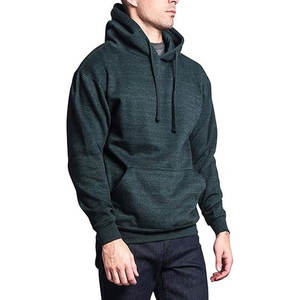 Sweats à capuche en molleton de charbon de bois Sweat-shirt lourd de qualité supérieure pour hommes Vente directe d'usine Sweats à capuche avec logo imprimé coupe jeune et ajustée - Product Image 3