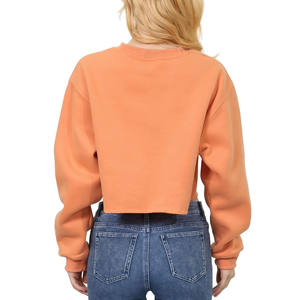 Haute qualité femmes crop top sweats tenue décontracté marque privée coupe ajustée Offre Spéciale respirant femmes crop top sweats - Product Image 2