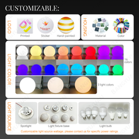 Lustres pour tavernes et bars, lustres pour cafés, luminaires LED ronds minimalistes, couleur personnalisable, luminaires commerciaux en gros