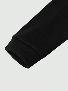 เสื้อฮู้ดดี้ผ้าฝ้ายหนานุ่ม 100% สำหรับฤดูหนาว ผลิตตามแบบ OEM พร้อมบริการสกรีนลายและปัก สำหรับผู้ชาย - Product Image 5