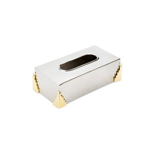 Attractive Vintage Home Tableware <b>Tissue</b> Box Gold Symmetrical Design <b>Tissue</b> Holder Hotel Ware Decorative Napkin Holder - Product Image 1