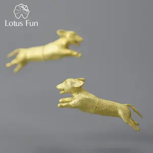 Pendientes de moda con diseño de perro salchicha corriendo, joyería de aleación bonita con circonita, perla y diamante como piedras principales, para fiesta o regalo - Product Image 6