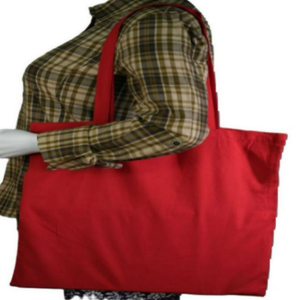 Sac de shopping en toile 100% coton extra large, de haute qualité, écologique, réutilisable, sac à bandoulière pour la plage, sac de courses - Product Image 6