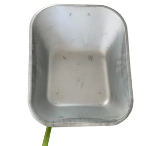 Mini brouette de jardin légère pour enfants en métal et plastique avec roues en caoutchouc plein, cadeau idéal pour les enfants pour jouer dans la cour - Product Image 6